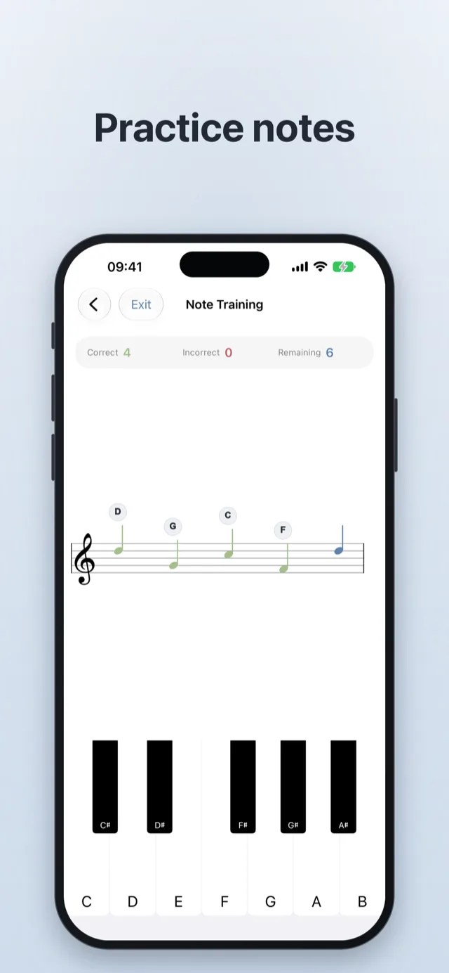 noots - Learn Notes & Chords – screenshot 2