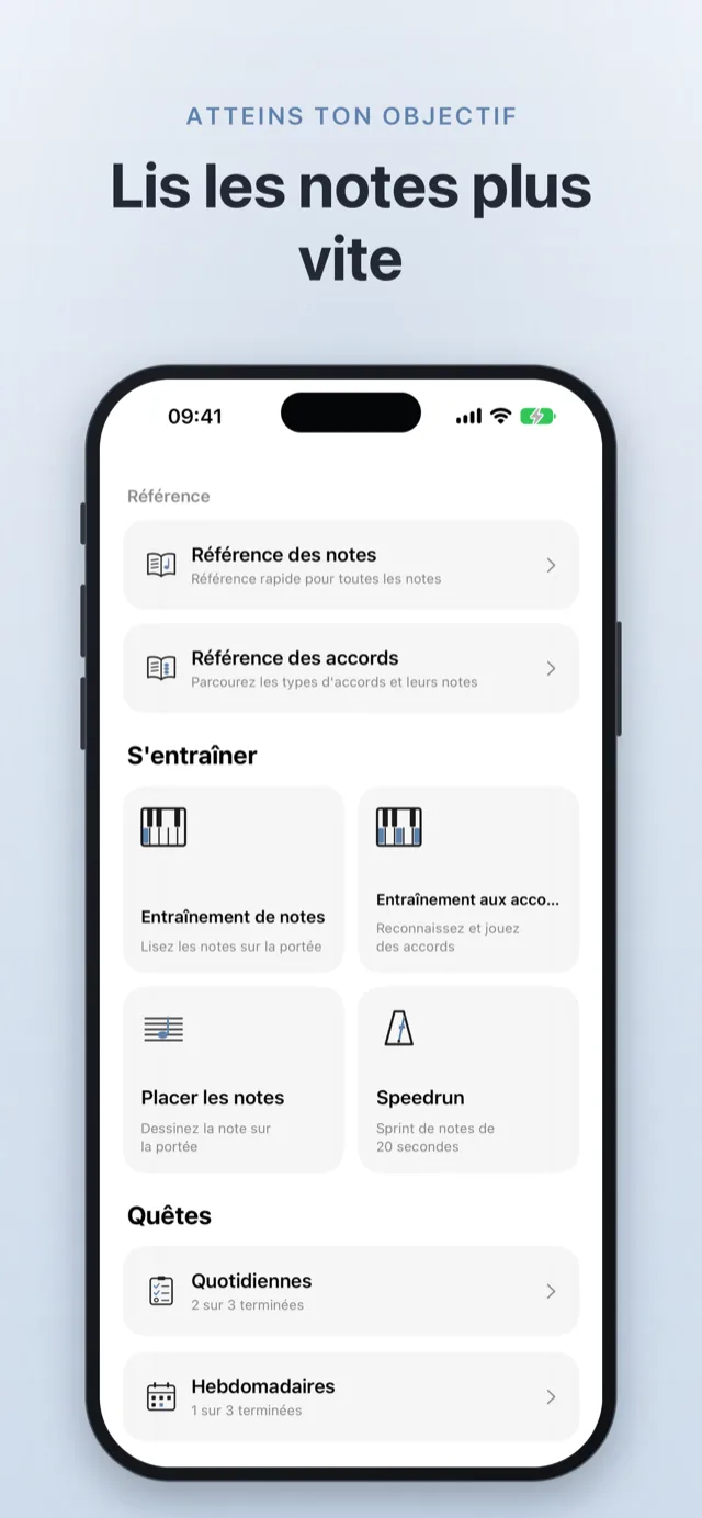 noots - Lire notes & accords – screenshot 1